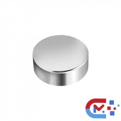 Магнит неодимовый диск D25x3 мм, покрытие Ni, N38