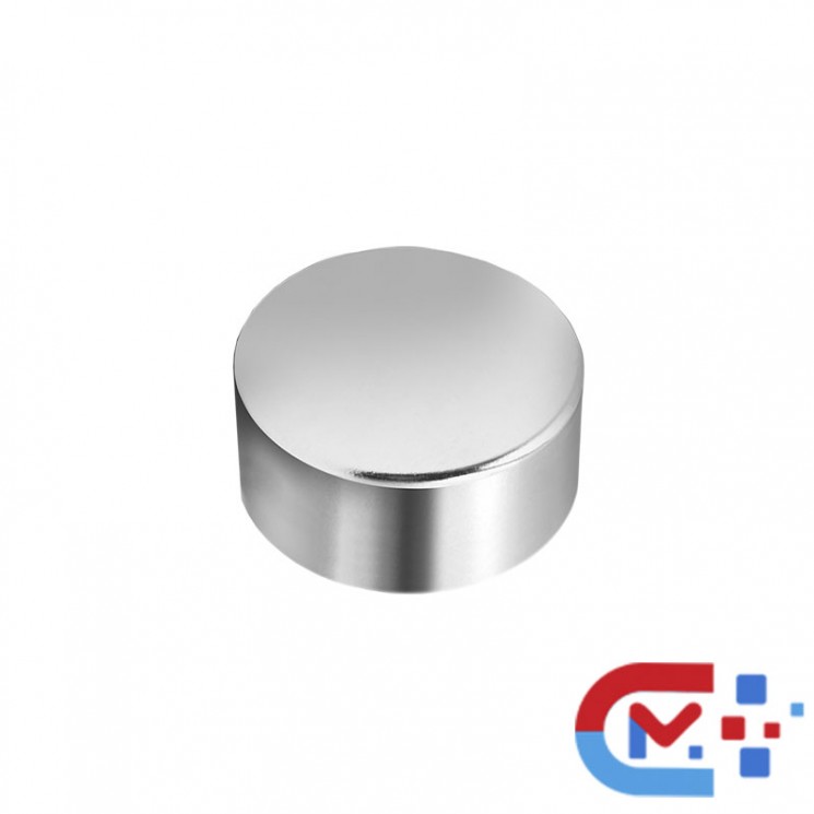 Магнит неодимовый диск D6x3 мм, покрытие Ni, N38