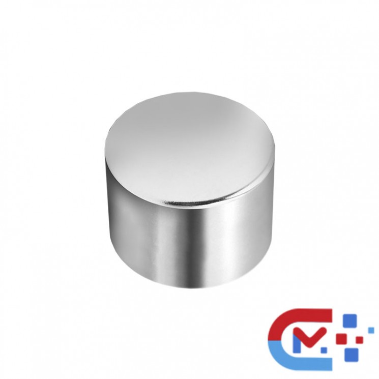 Магнит неодимовый диск D8x5 мм, покрытие Ni, N38