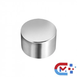 Магнит неодимовый диск D10x5 мм, покрытие Ni, N38