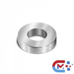 Магнит неодимовый кольцо D23xd12х5 мм, покрытие Ni, N38