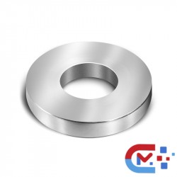 Магнит неодимовый кольцо D60xd20х5 мм, покрытие Ni, N38